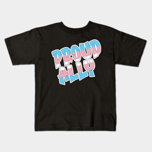 Proud Ally Transexual Flag Kids T-Shirt